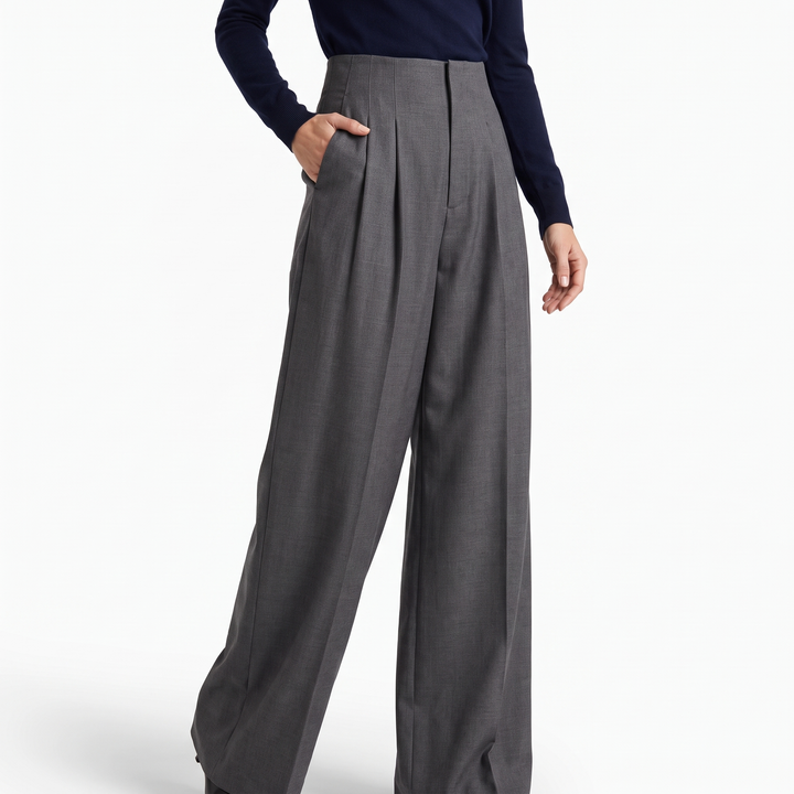 High Waist Wide-Leg Pants