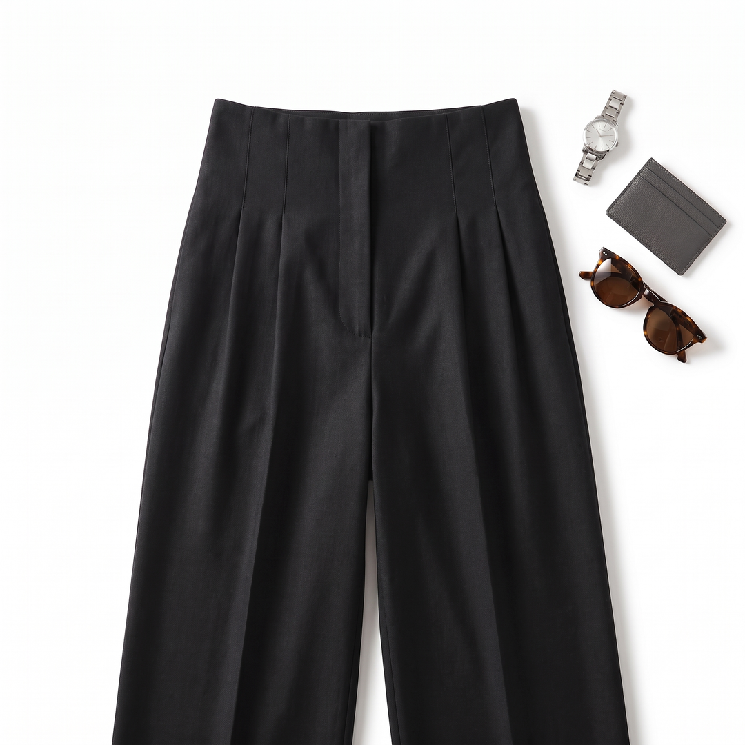 High Waist Wide-Leg Pants