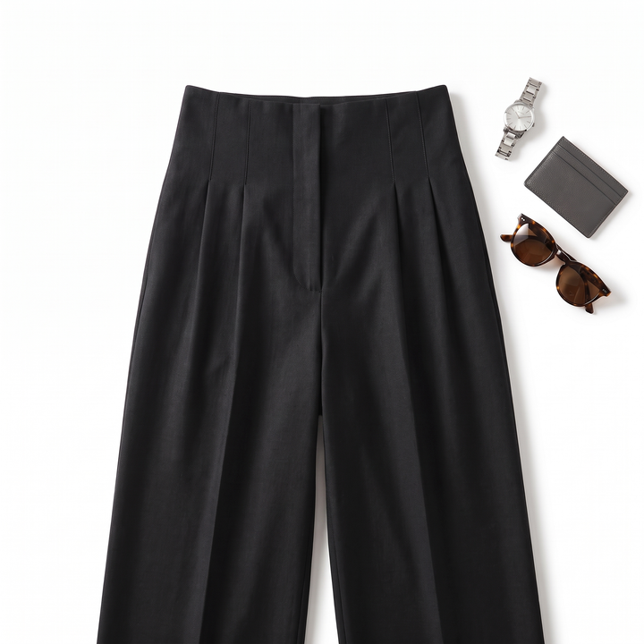 High Waist Wide-Leg Pants