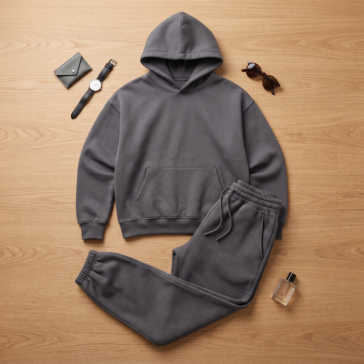 Noir Luxe Tracksuit Set