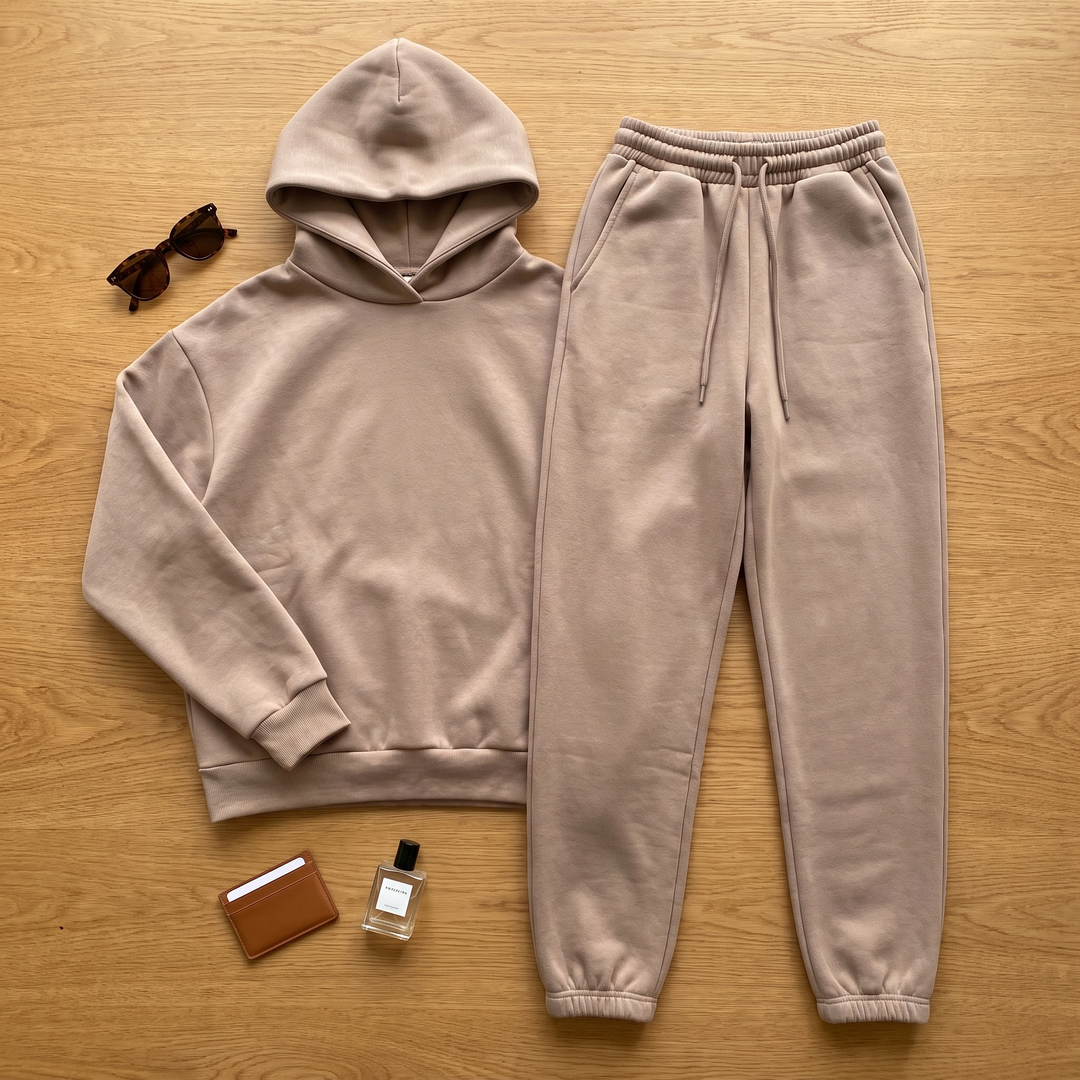 Noir Luxe Tracksuit Set
