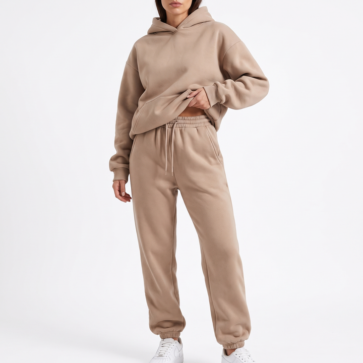 Noir Luxe Tracksuit Set